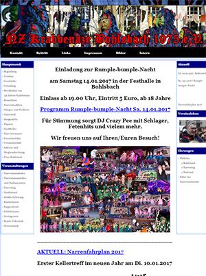 Krabbenaze Bohlsbach Homepage